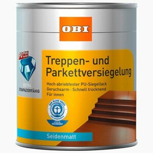 OBI Treppen- und Parkettversiegelung Transparent seidenmatt 750 ml