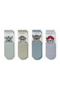 Bild 1 von C&A Multipack 4er-Paw Patrol-Baby-Socken mit Motiv, Grau, Größe: 21-23