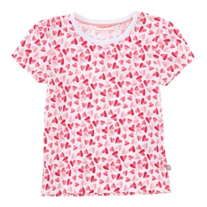 Baby-Mädchen-T-Shirt mit Herzmuster
