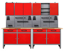 Bild 1 von Kraft Werkzeuge Werkstatt Set Werner 240 cm 3 Schränke rot