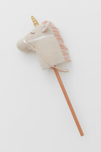 H&m Home Einhorn-Steckenpferd Hellbeige/Einhorn, Spielzeug in Größe Onesize. Farbe: Light beige/unicorn