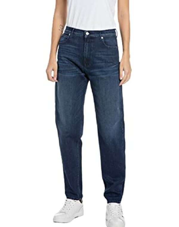 Bild 1 von Replay Herren Jeans Anbass Slim-Fit mit Power Stretch, Blau (Dark Blue 007), W38 x L36