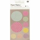Bild 1 von Paper Poetry Washi Sticker pastell rund 4 Bogen