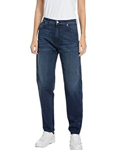 Replay Herren Jeans Anbass Slim-Fit mit Power Stretch, Blau (Dark Blue 007), W27 x L32