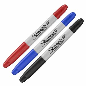 Sharpie Twin Tip Permanentmarker mit 2 Spitzen 0,9mm & 0,5mm