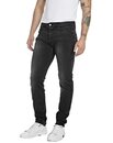 Bild 1 von Replay Herren Jeans Anbass Slim-Fit mit Power Stretch, Schwarz (Black 098), W27 x L32