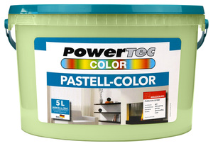 Powertec Color Pastell-Color Wandfarbe - ca. 5 Liter, limette