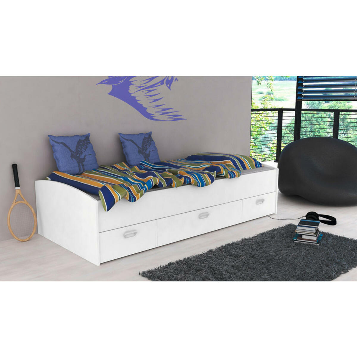 Bild 1 von Jugendbett Mia weiß 90 cm