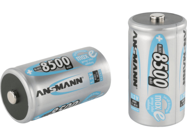 Bild 1 von ANSMANN 5035362 D Wiederaufladbare Batterie, Ni-MH, 1.2 Volt 2 Stück