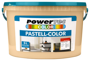 Powertec Color Pastell-Color Wandfarbe - ca. 5 Liter, vanille