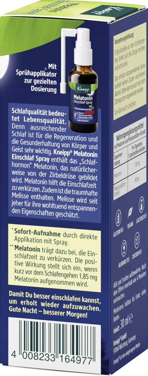 Bild 2 von Kneipp Melatonin Einschlaf-Spray