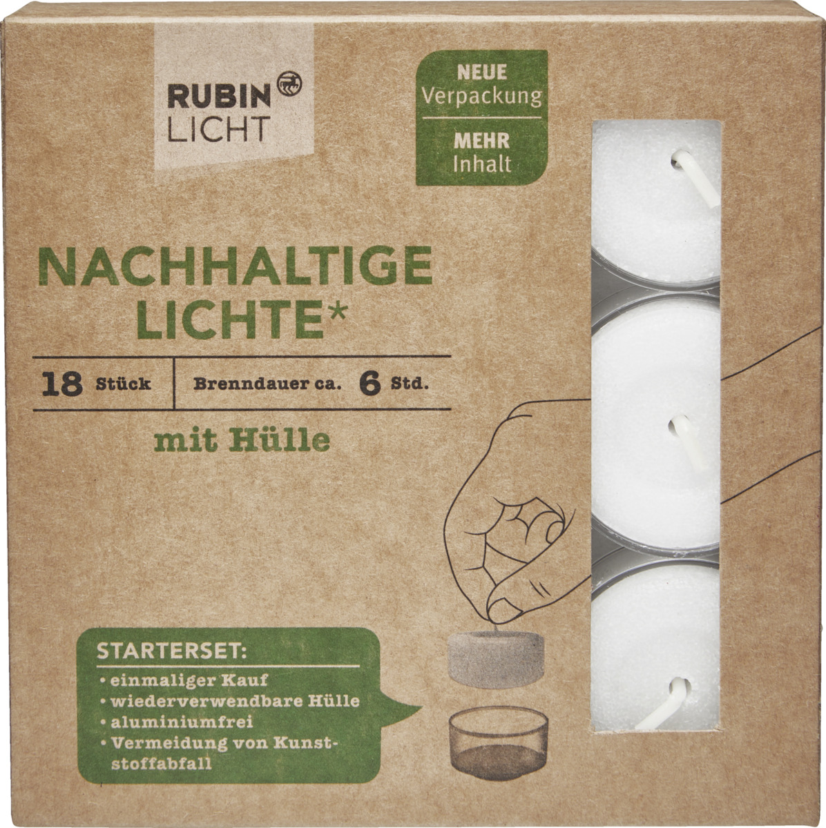 Bild 1 von Rubin Licht Nachhaltige Lichte* mit Hülle