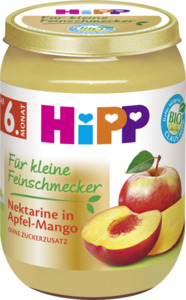 HiPP Für kleine Feinschmecker Bio Nektarine in Apfel-Ma 0.44 EUR/100 g (6 x 190.00g)
