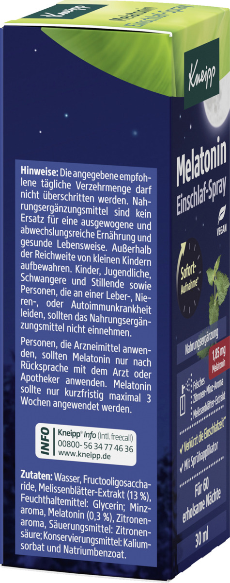 Bild 3 von Kneipp Melatonin Einschlaf-Spray