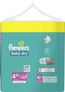 Pampers Baby Dry Windeln Gr.4+ (10-15kg) Big Pack