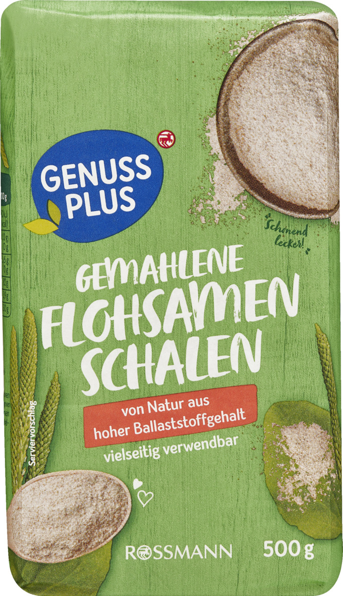 Bild 1 von GENUSS PLUS Flohsamenschalen gemahlen