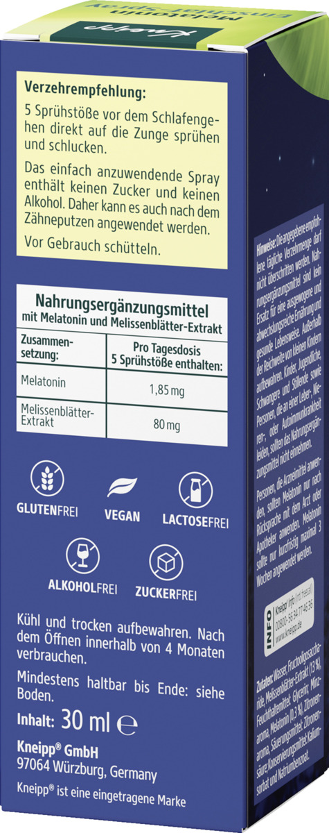 Bild 4 von Kneipp Melatonin Einschlaf-Spray