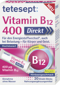 tetesept Vitamin B12 400 Direkt-Sticks