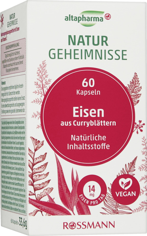 Bild 1 von altapharma altapharma Naturgeheimnisse Eisen aus Curryblättern