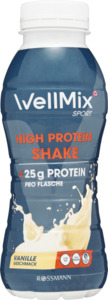 WellMix High Protein Shake Vanille Geschmack