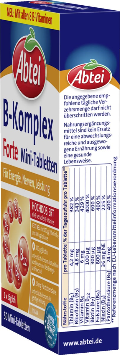 Abtei B-Komplex Forte Mini-Tabletten Von ROSSMANN Ansehen!