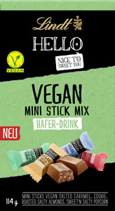Lindt HELLO Vegan Mini Stick Mix Hafer-Drink