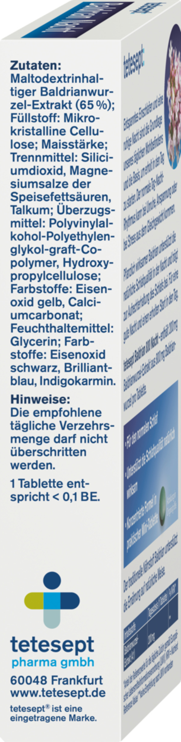 tetesept Baldrian Nacht 800 von ROSSMANN ansehen!