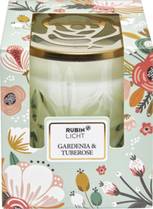 Rubin Licht Duftglas Mit Golddeckel Gardenia & Tuberose