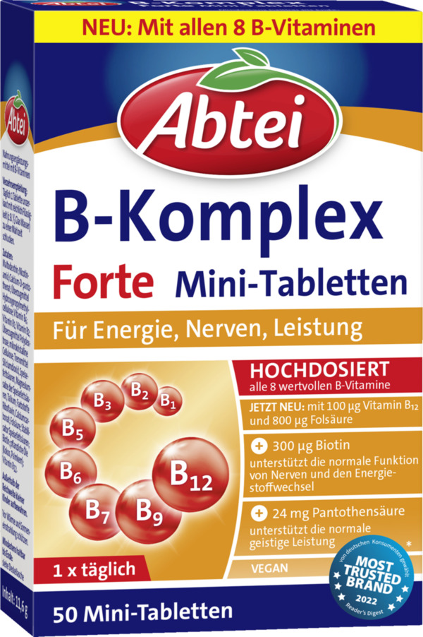 Bild 1 von Abtei B-Komplex Forte Mini-Tabletten