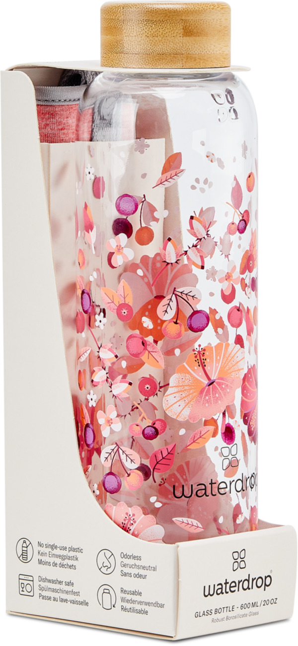 Bild 2 von waterdrop Edition Glass Bottle Relax