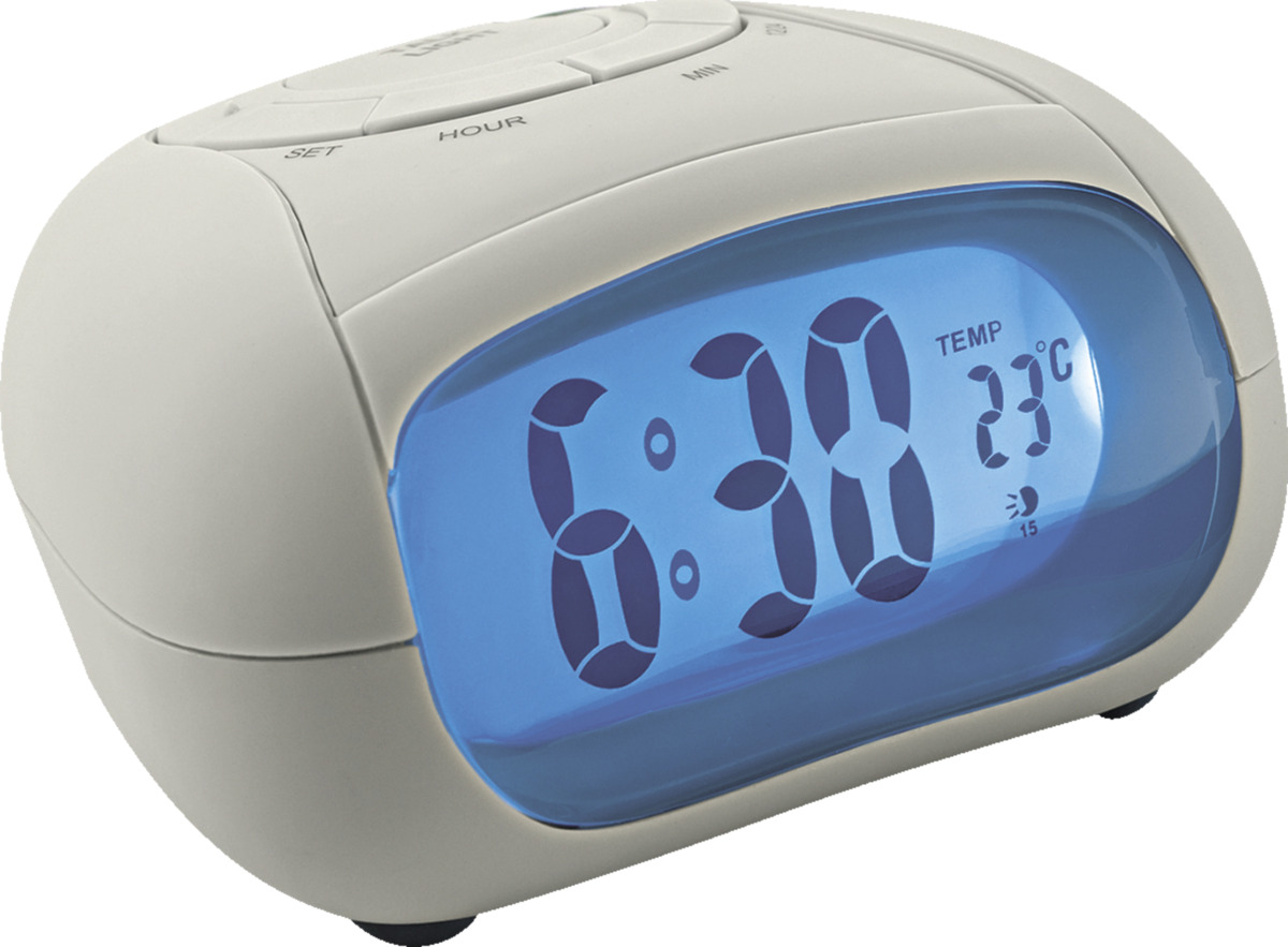 Bild 1 von IDEENWELT Sprechender Wecker grau