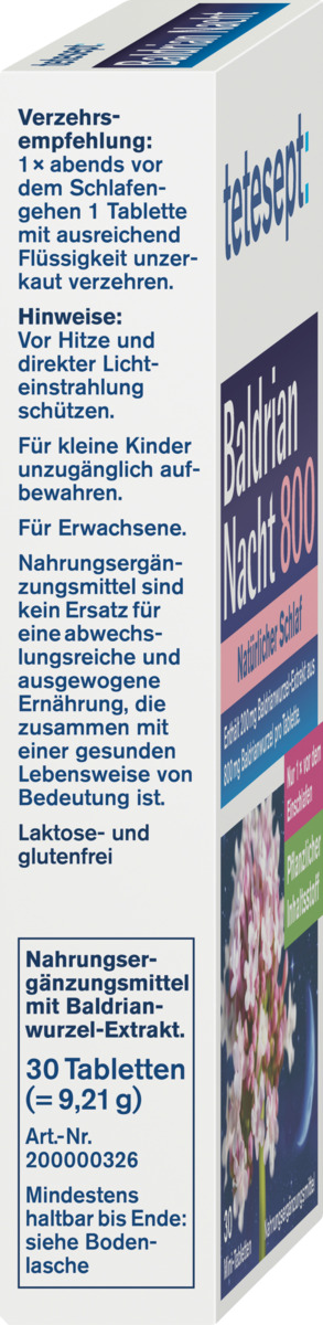 Bild 3 von tetesept Baldrian Nacht 800