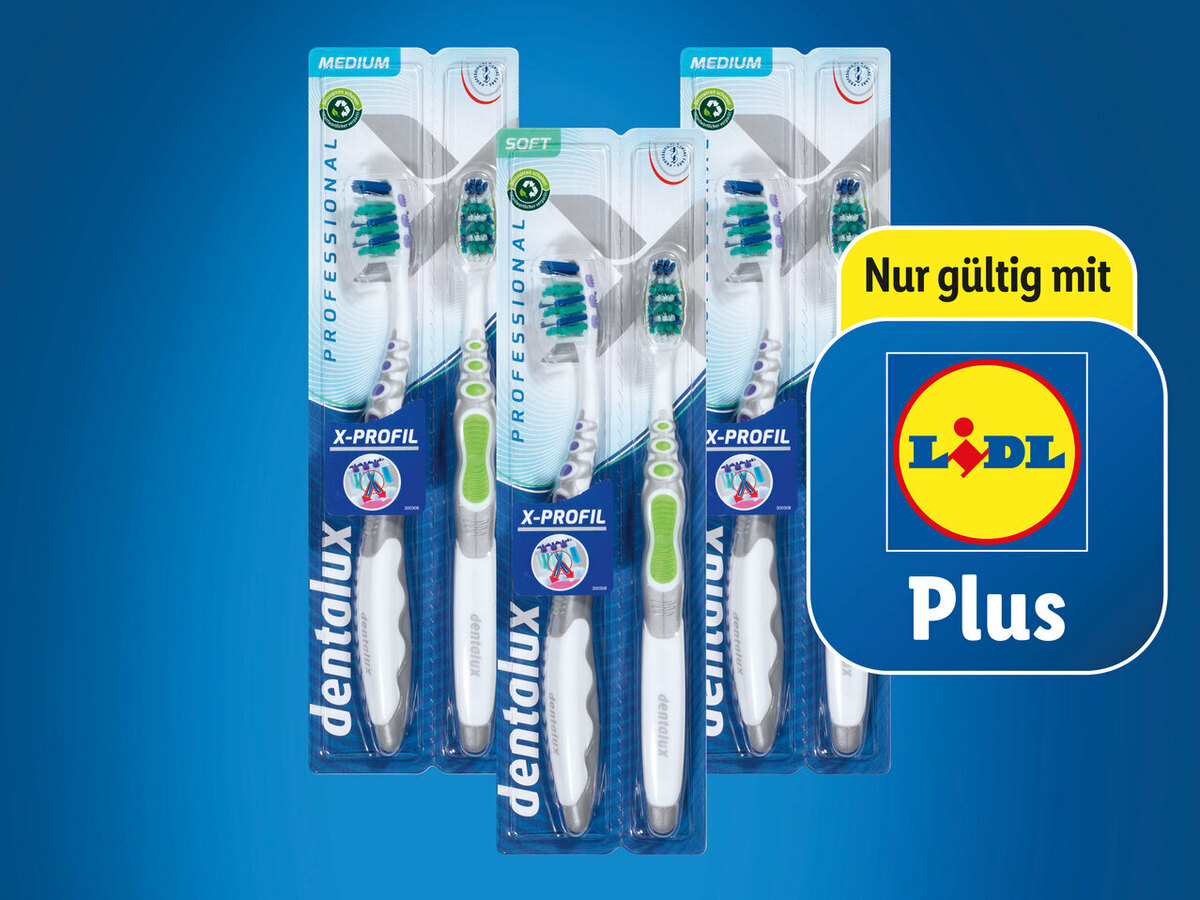 Dentalux Professional Zahnbürsten von Lidl ansehen!