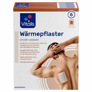 VITALIS®  Selbsterwärmende Wärmepads, 4er-/6er-Packung