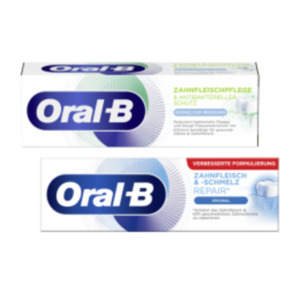 Oral-B Zahncreme Zahnfleisch&-schmelz /Zahnfleischpflege&Antibakterieller Schutz