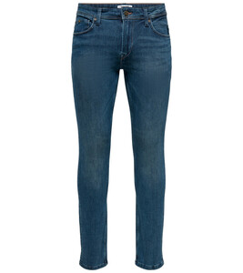 ONLY & SONS Loom Life Herren Slim Fit Jeans Five-Pocket-Hose 22020510 Blau