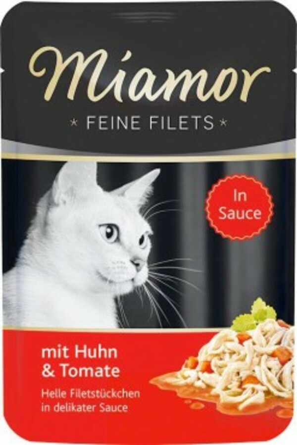 Bild 1 von Miamor Feine Filets in Jelly Huhn in Tomatenjelly 100 g
, 
100 g