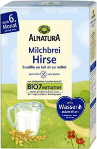 Alnatura Bio Milchbrei Hirse nach dem 6. Monat 250G