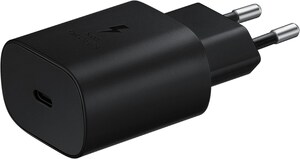 Schnellladeadapter (25W) Ladegerät USB Type-C schwarz
