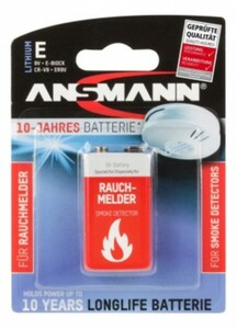 Ansmann Lithium Batterie 9 V - Block