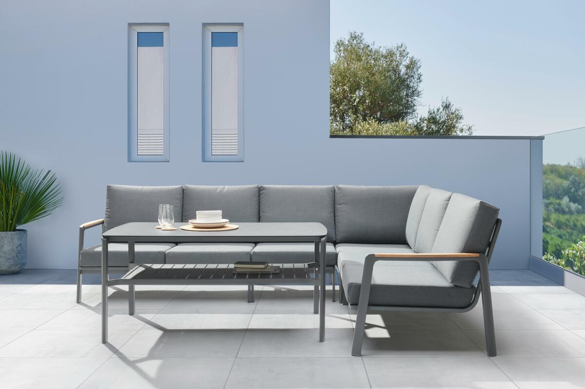 Bild 1 von Loungegarnitur Erich in Anthrazit/Dunkelgrau