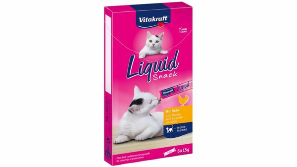 Bild 1 von Vitakraft Katzensnack Liquid mit Huhn + Taurin