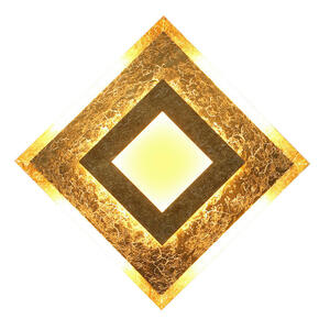XXXLutz LED-WANDLEUCHTE Gold