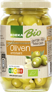 EDEKA Bio Oliven gefüllt mit Mandeln 350G