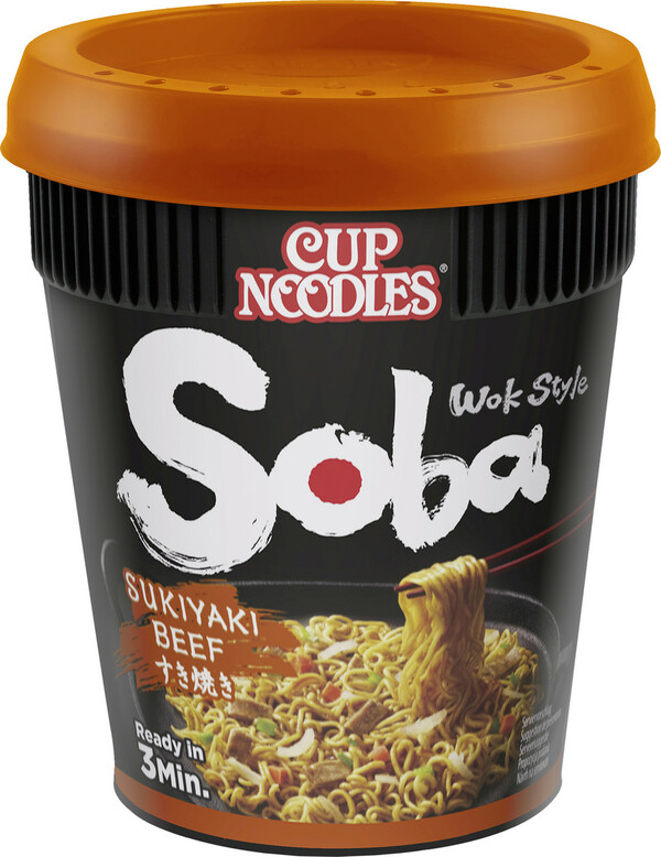 Bild 1 von Nissin Cup Noodles Soba Sukiyaki Beef 89G