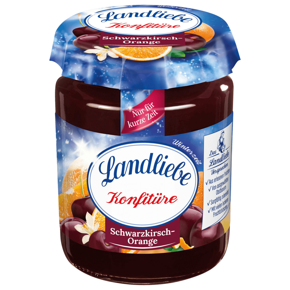 Bild 1 von Landliebe Konfitüre Schwarzkirsch-Orange 200g