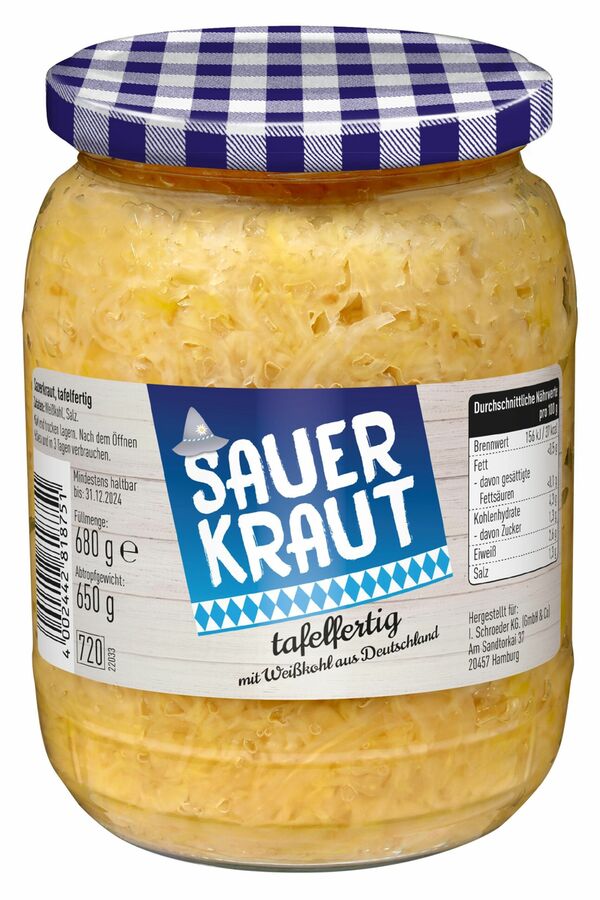 Bild 1 von Sauerkraut 720 ml