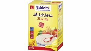 Bebivita Milchbrei 500g: Milchbrei Früchte - ohne Zuckerzusatz,ab 5. Monat