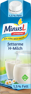 Minus L fettarme haltbare Milch 1,5% laktosefrei 1L