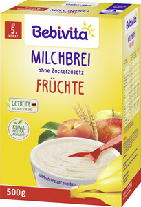Bebivita Milchbrei Früchte ab 5.Monat 500G